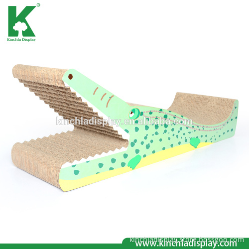 Cheap Crocodile Cardboard Material Cat Scratcher
